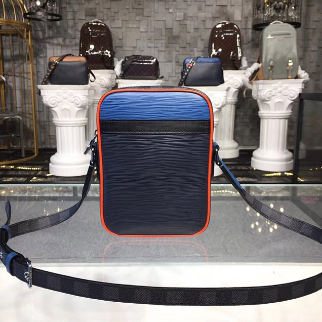 Сумка Louis Vuitton Epi Patchwork Danube Slim City Bag M51460 2018 "Navy Blue" фото № 2