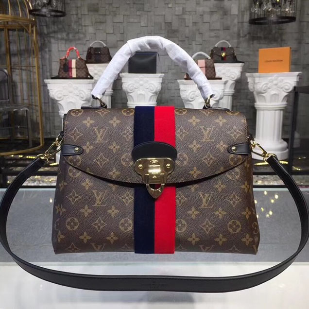 Сумка Louis Vuitton GEORGES MM M43778 "Brown" фото № 2