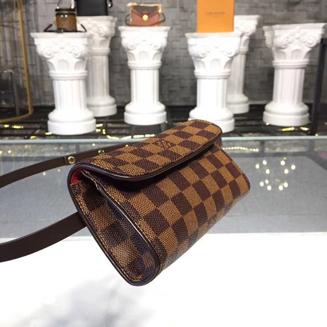 Сумка Louis Vuitton Damier Ebene Canvas Bumbag N51856 2017 "Brown" фото № 2