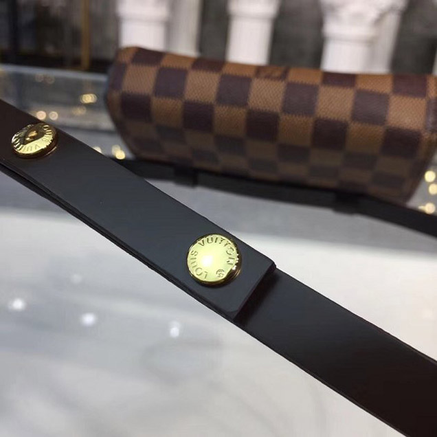 Сумка Louis Vuitton Damier Ebene Canvas Bumbag N51856 2017 "Brown" фото № 4