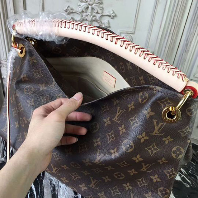 Сумка Louis Vuitton M40249 Artsy MM Hobo Bag Monogram Canvas "Brown" фото № 9