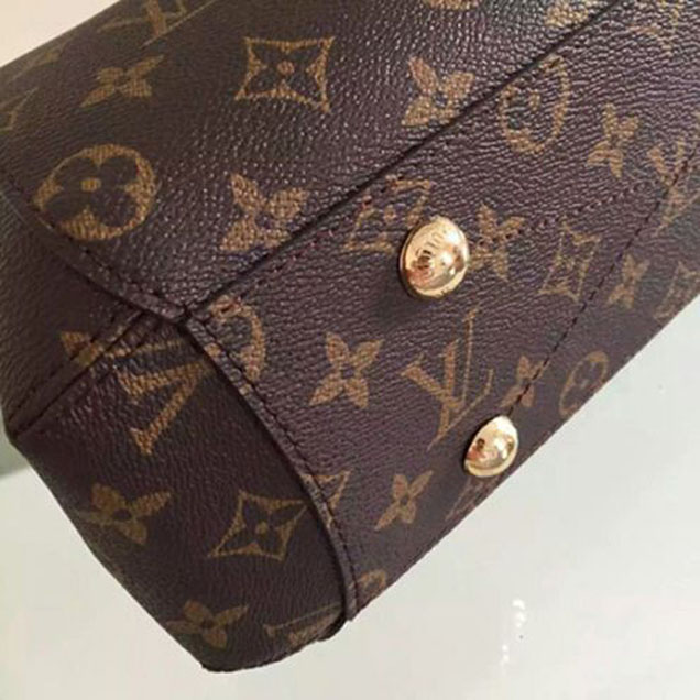 Сумка Louis Vuitton M41067 Montaigne GM Tote Bag Monogram Canvas "Brown" фото № 6