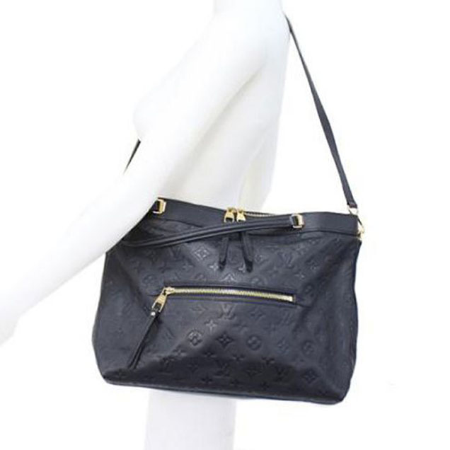 Сумка Louis Vuitton M41164 Bastille MM Tote Bag Monogram Empreinte Leather "Black" фото № 10