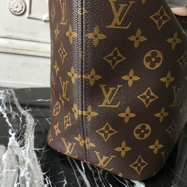 Сумка Louis Vuitton M41178 Neverfull MM Shoulder Bag Monogram Canvas "Brown" фото № 7