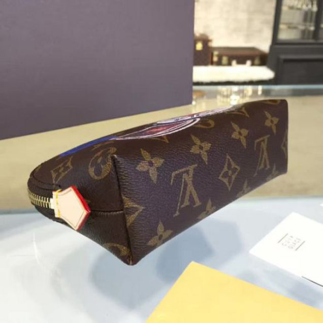 Косметичка Louis Vuitton M41439 Cosmetic Pouch Monogram Canvas "Brown" фото № 5