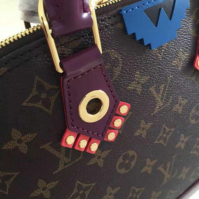 Сумка Louis Vuitton M41662 Alma PM Totem Tote Bag Monogram Canvas "Brown" фото № 10