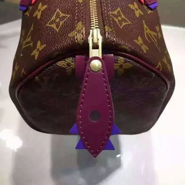 Сумка Louis Vuitton M41666 Speedy 30 Totem Tote Bag Monogram Canvas "Brown" фото № 5