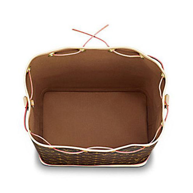 Сумка Louis Vuitton M42224 Noe Shoulder Bag Monogram Canvas "Brown" фото № 6