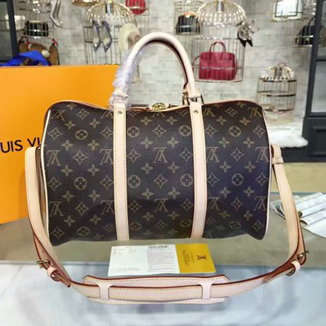 Сумка Louis Vuitton M42426 Sofia Coppola SC Bag Duffel Bag Monogram Canvas "Brown" фото № 3