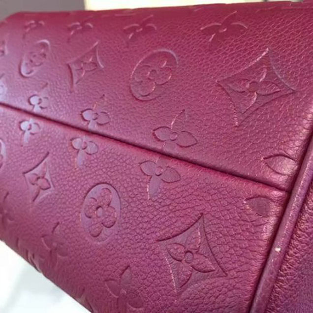 Сумка Louis Vuitton M43500 Speedy Bandouliere 20 Tote Bag Monogram Empreinte Leather "Purple" фото № 9