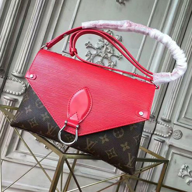 Сумка Louis Vuitton M44031 Saint Michel Shoulder Bag Monogram Canvas "Brown" фото № 2