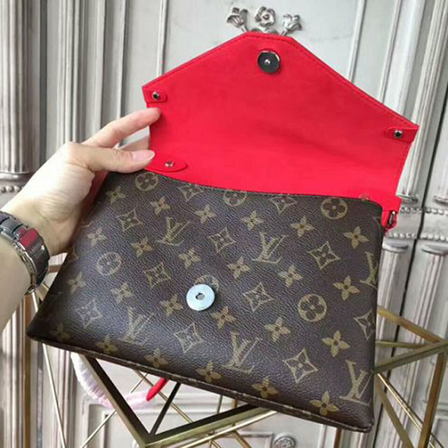 Сумка Louis Vuitton M44031 Saint Michel Shoulder Bag Monogram Canvas "Brown" фото № 9