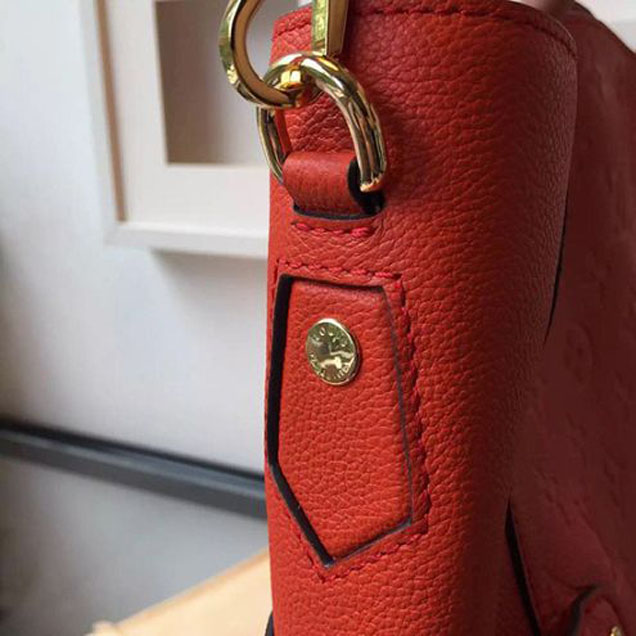 Сумка Louis Vuitton M50074 Bagatelle Hobo Bag Monogram Empreinte Leather "Orange" фото № 5