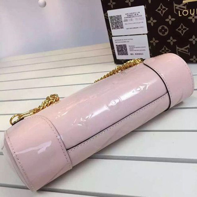 Сумка Louis Vuitton M50410 Santa Monica Clutch Crossbody Bag Monogram Vernis "Pink" фото № 5