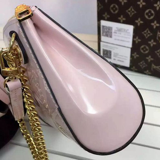 Сумка Louis Vuitton M50410 Santa Monica Clutch Crossbody Bag Monogram Vernis "Pink" фото № 6