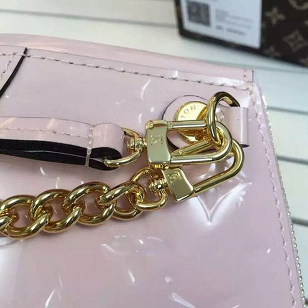 Сумка Louis Vuitton M50410 Santa Monica Clutch Crossbody Bag Monogram Vernis "Pink" фото № 7