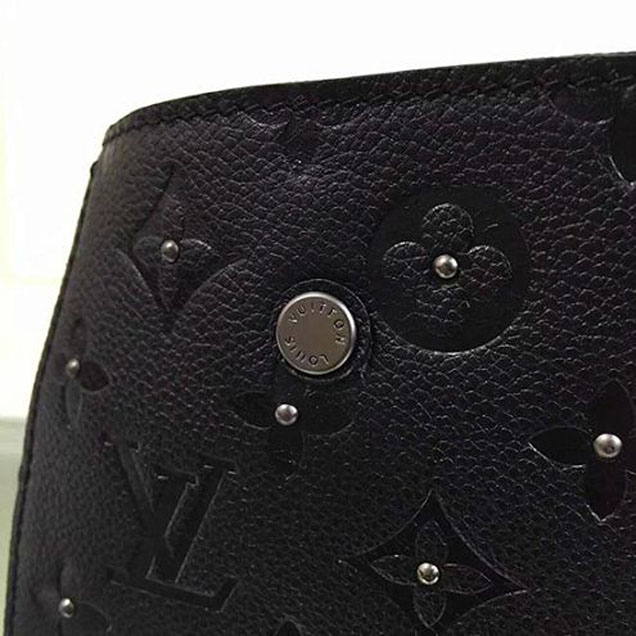 Сумка Louis Vuitton M50665 Montaigne BB Tote Bag Monogram Empreinte Leather "Black" фото № 6