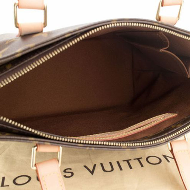 Сумка Louis Vuitton M51148 Cabas Piano Shoulder Bag Monogram Canvas "Brown" фото № 7