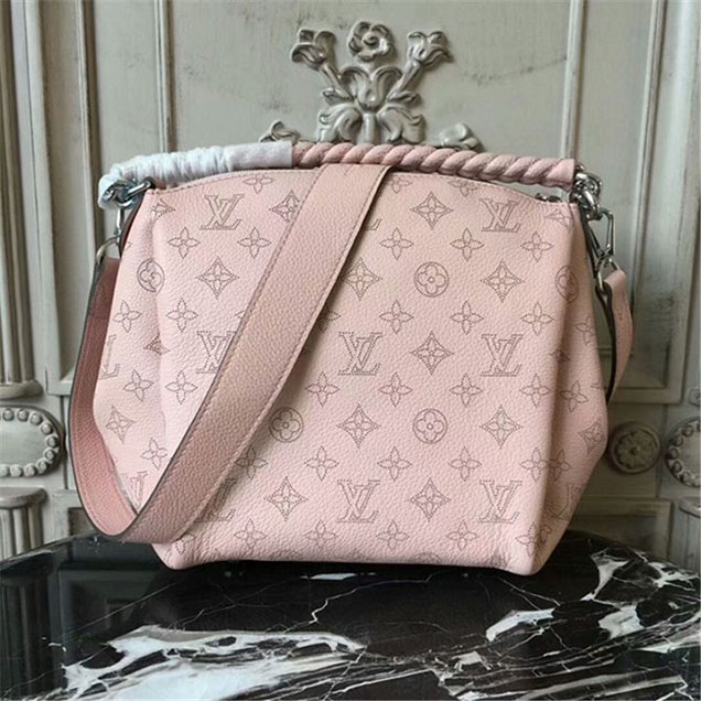 Сумка Louis Vuitton M51219 Babylone Chain BB Hobo Bag Mahina Leather "Pink" фото № 4