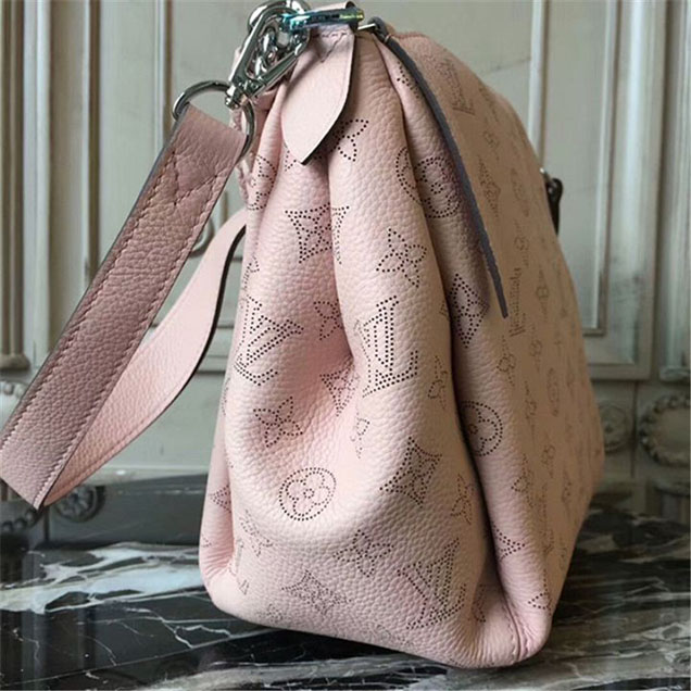 Сумка Louis Vuitton M51219 Babylone Chain BB Hobo Bag Mahina Leather "Pink" фото № 5
