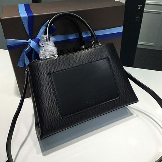 Сумка Louis Vuitton M51334 Kleber PM Tote Bag Epi Leather "Black" фото № 5