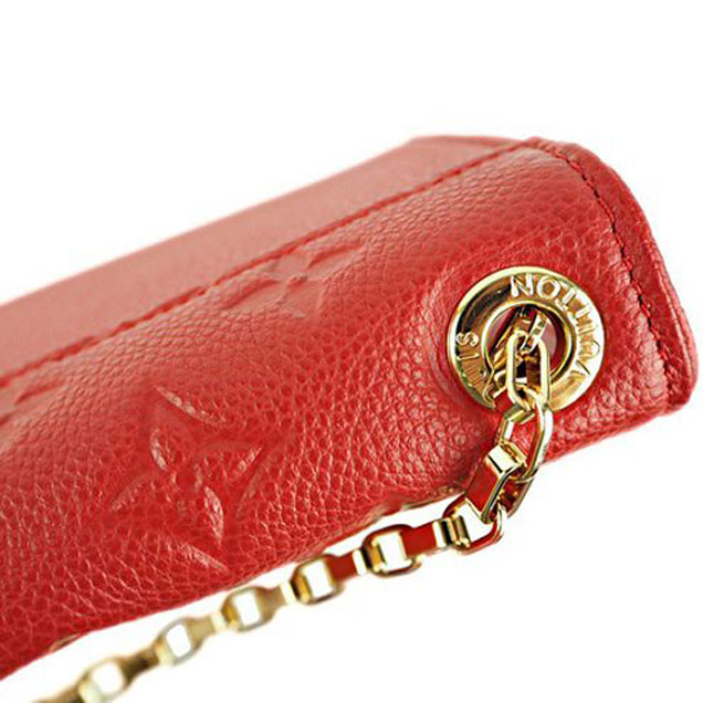 Сумка Louis Vuitton M60640 Pochette Saint-Germain Crossbody Bag Monogram Empreinte Leather "Red" фото № 7