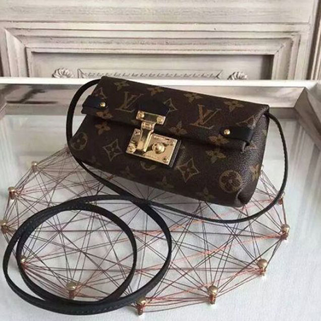 Сумка Louis Vuitton M61502 Triangle Chain Wallet Monogram Canvas "Brown" фото № 2