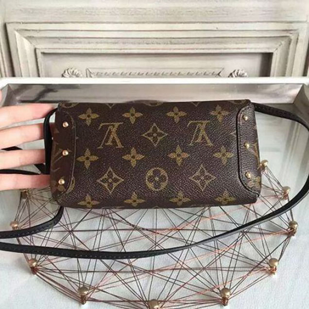 Сумка Louis Vuitton M61502 Triangle Chain Wallet Monogram Canvas "Brown" фото № 3