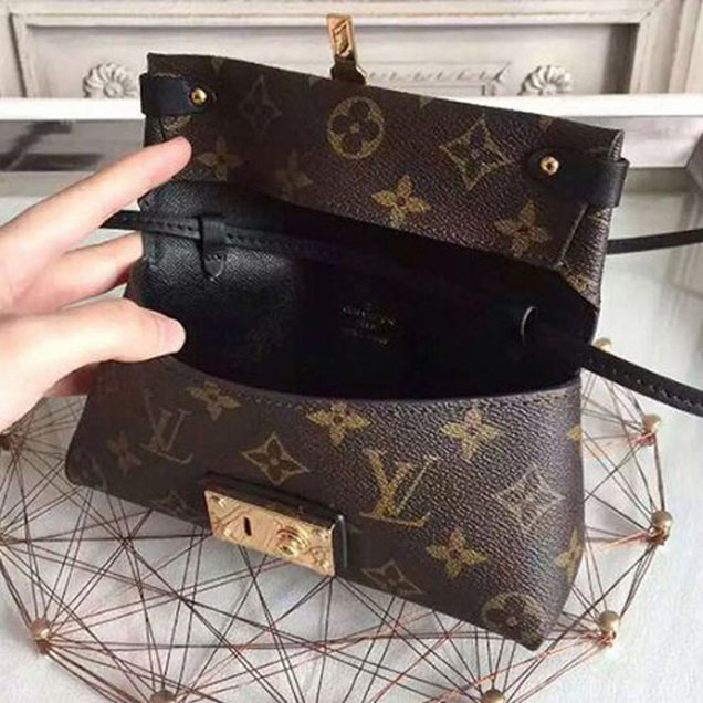 Сумка Louis Vuitton M61502 Triangle Chain Wallet Monogram Canvas "Brown" фото № 8