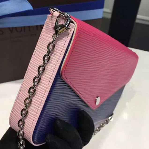 Клатч Louis Vuitton M61754 Pochette Felicie Crossbody Bag Epi Leather "Yellow" фото № 5