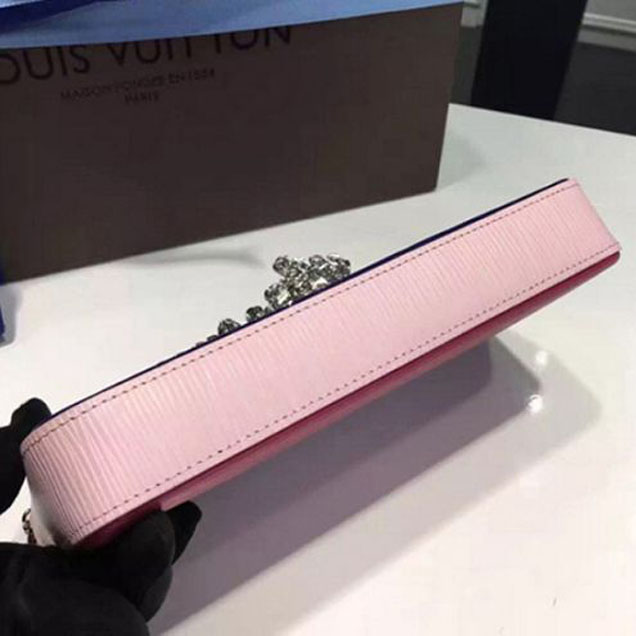 Клатч Louis Vuitton M61754 Pochette Felicie Crossbody Bag Epi Leather "Yellow" фото № 6