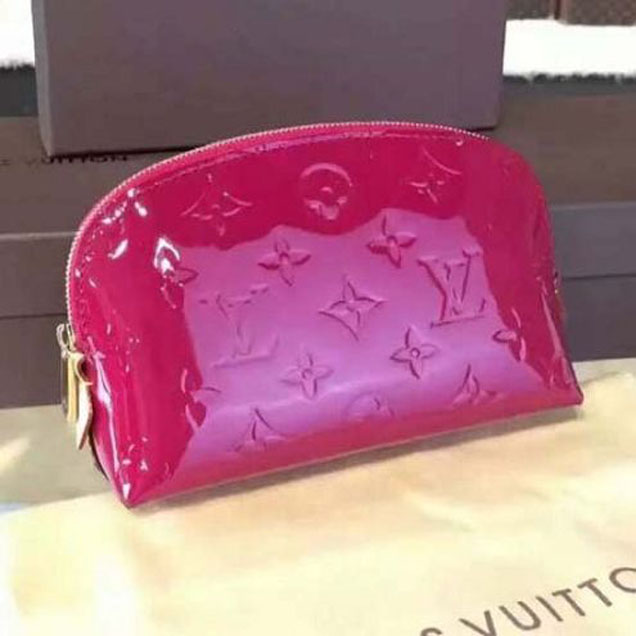 Косметичка Louis Vuitton M90009 Cosmetic Pouch Monogram Vernis "Pink" фото № 2