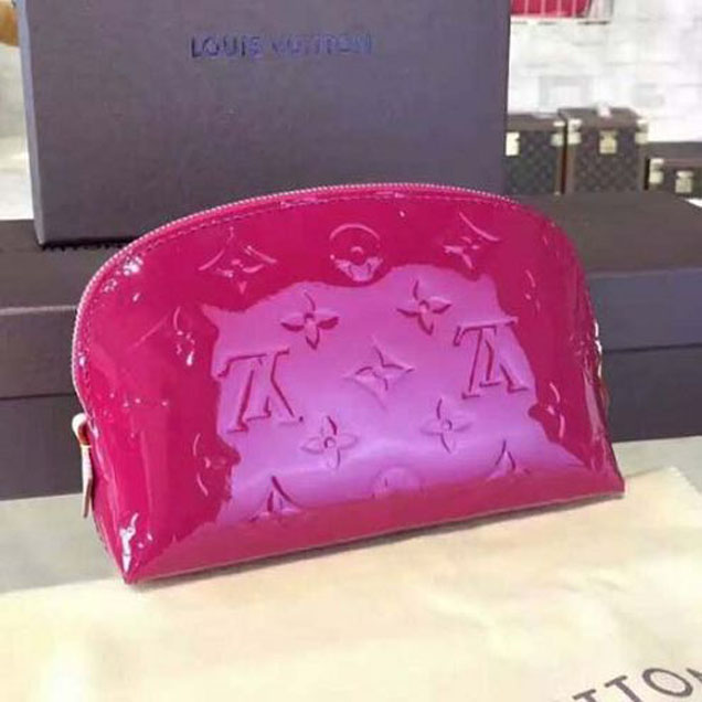 Косметичка Louis Vuitton M90009 Cosmetic Pouch Monogram Vernis "Pink" фото № 4