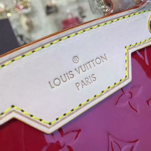 Сумка Louis Vuitton M90179 Brea MM Tote Bag Monogram Vernis "Red" фото № 5