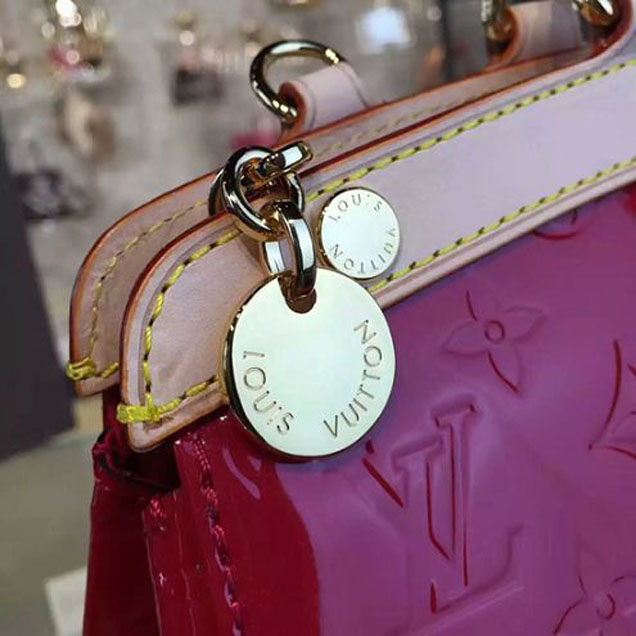 Сумка Louis Vuitton M90179 Brea MM Tote Bag Monogram Vernis "Red" фото № 6