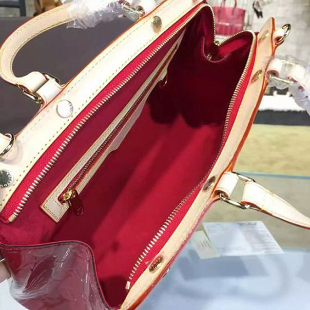 Сумка Louis Vuitton M90179 Brea MM Tote Bag Monogram Vernis "Red" фото № 8