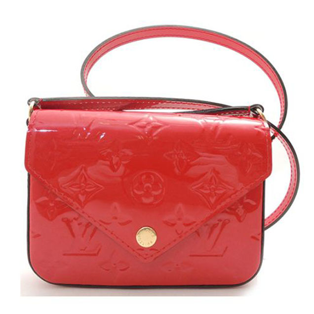 Сумка Louis Vuitton M90282 Mini Sac Lucie Crossbody Bag Monogram Vernis "Red" фото № 2