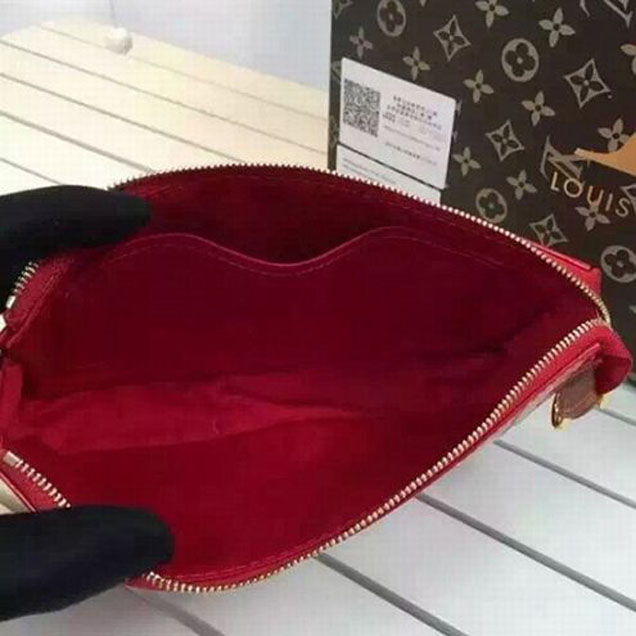 Сумка Louis Vuitton M91577 Pochette Accessoires Monogram Vernis "Red" фото № 8