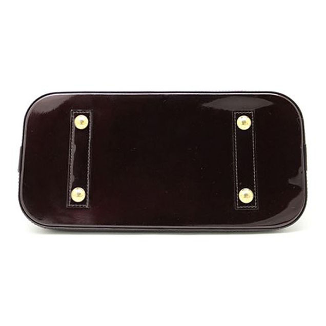 Сумка Louis Vuitton M91611 Alma PM Tote Bag Monogram Vernis "Chocolate" фото № 5