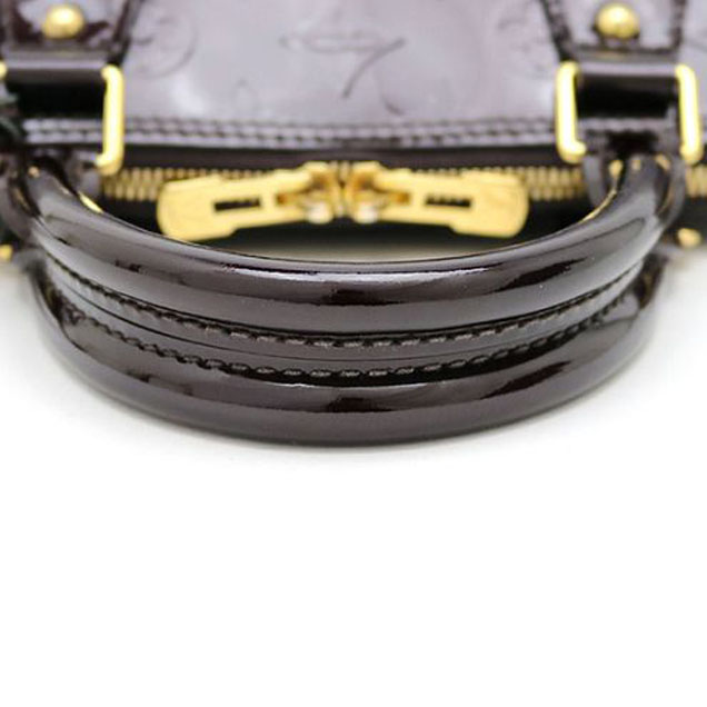 Сумка Louis Vuitton M91611 Alma PM Tote Bag Monogram Vernis "Chocolate" фото № 7