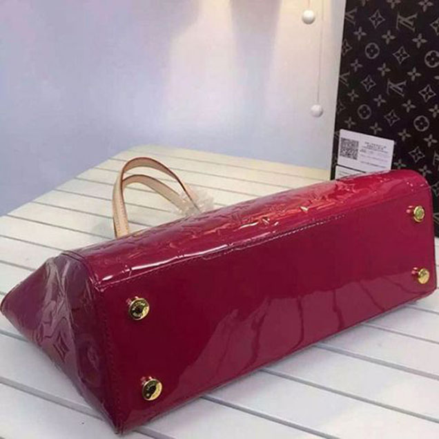 Сумка Louis Vuitton M91798 Brea MM Tote Bag Monogram Vernis "Purple" фото № 4