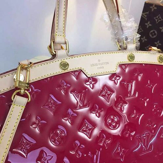 Сумка Louis Vuitton M91798 Brea MM Tote Bag Monogram Vernis "Purple" фото № 5