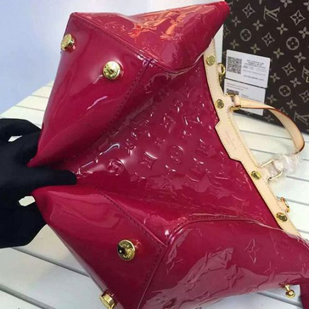 Сумка Louis Vuitton M91798 Brea MM Tote Bag Monogram Vernis "Purple" фото № 8