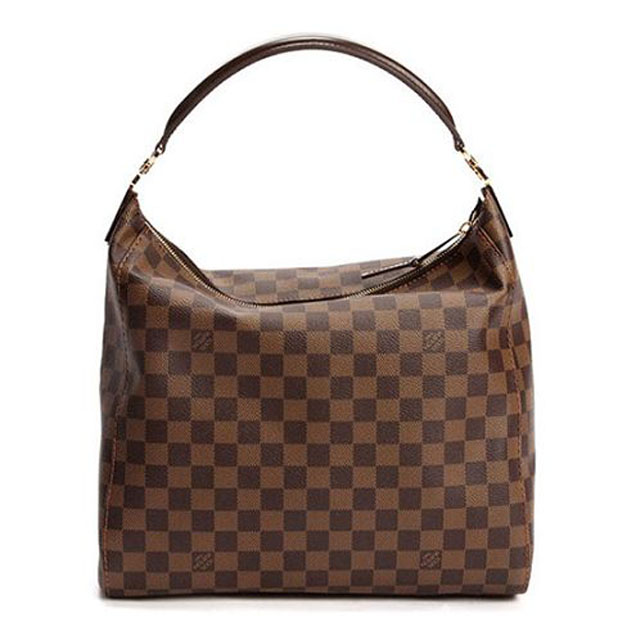 Сумка Louis Vuitton N41184 Portobello PM Hobo Bag Damier Ebene Canvas "Brown" фото № 2