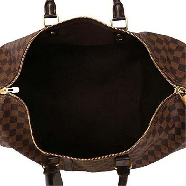 Сумка Louis Vuitton N41427 Keepall 50 Duffel Bag Damier Ebene Canvas "Brown" фото № 6