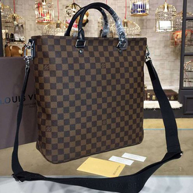 Портфель Louis Vuitton N41559 Jack Tote Briefcase Damier Ebene Canvas "Brown" фото № 3