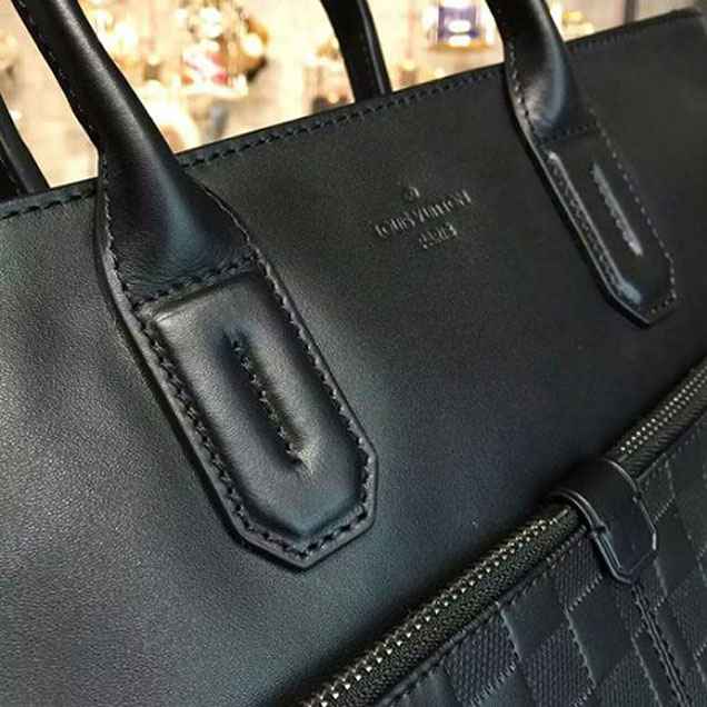 Портфель Louis Vuitton N41565 7 Days A Week Briefcase Damier Infini Leather "Black" фото № 5