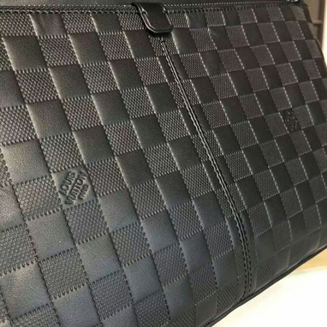 Портфель Louis Vuitton N41565 7 Days A Week Briefcase Damier Infini Leather "Black" фото № 6