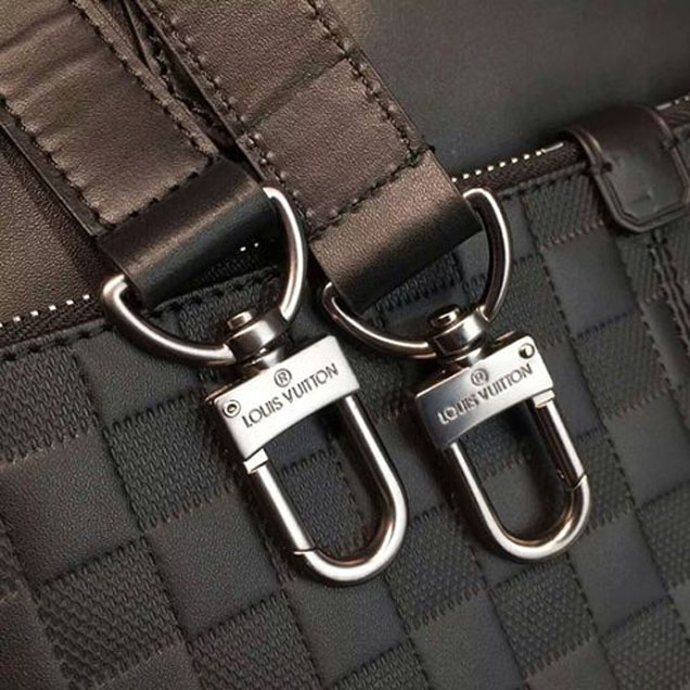 Портфель Louis Vuitton N41565 7 Days A Week Briefcase Damier Infini Leather "Black" фото № 8