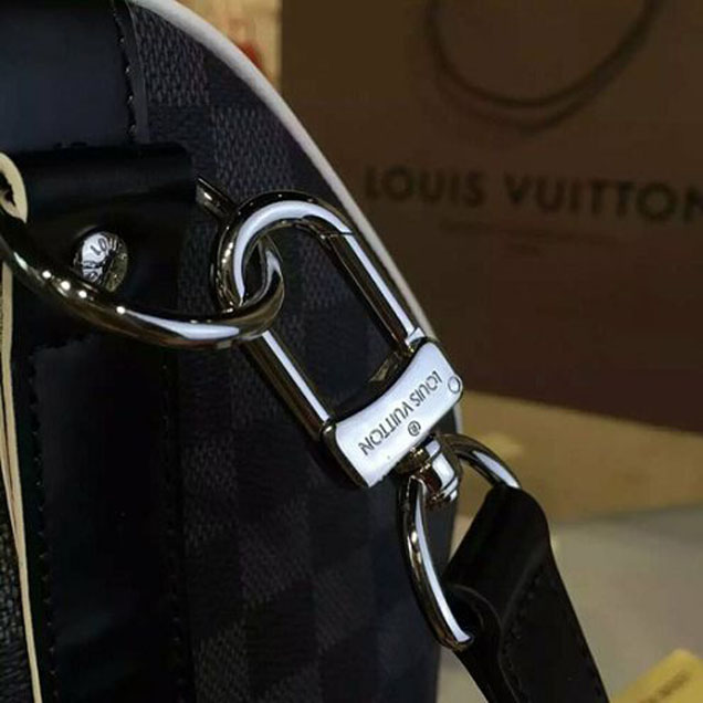 Сумка Louis Vuitton N41617 Keepall Bandouliere 45 Duffel Bag Damier Cobalt Canvas "Navy Blue" фото № 10